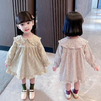 Load image into Gallery viewer, Baby Kid Girls Flower Print Dresses Wholesale 230114187
