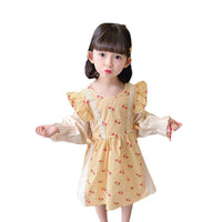 Load image into Gallery viewer, Baby Kid Girls Flower Checked Dresses Wholesale 230114188
