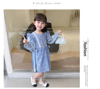 Load image into Gallery viewer, Baby Kid Girls Flower Checked Dresses Wholesale 230114188
