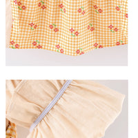 Load image into Gallery viewer, Baby Kid Girls Flower Checked Dresses Wholesale 230114188
