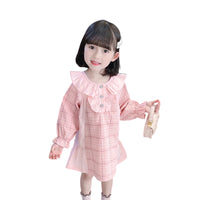 Load image into Gallery viewer, Baby Kid Girls Checked Dresses Wholesale 230114199
