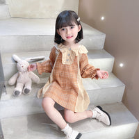 Load image into Gallery viewer, Baby Kid Girls Checked Dresses Wholesale 230114199
