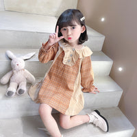 Load image into Gallery viewer, Baby Kid Girls Checked Dresses Wholesale 230114199
