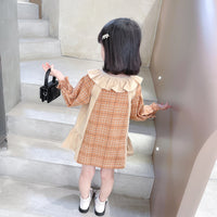 Load image into Gallery viewer, Baby Kid Girls Checked Dresses Wholesale 230114199
