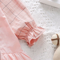 Load image into Gallery viewer, Baby Kid Girls Checked Dresses Wholesale 230114199
