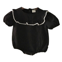 Load image into Gallery viewer, Baby Girls Solid Color Rompers Wholesale 230114209
