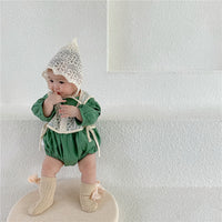 Load image into Gallery viewer, Baby Girls Solid Color Rompers Wholesale 230114212
