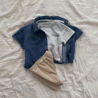 Load image into Gallery viewer, Baby Unisex Solid Color Shorts Wholesale 230114222
