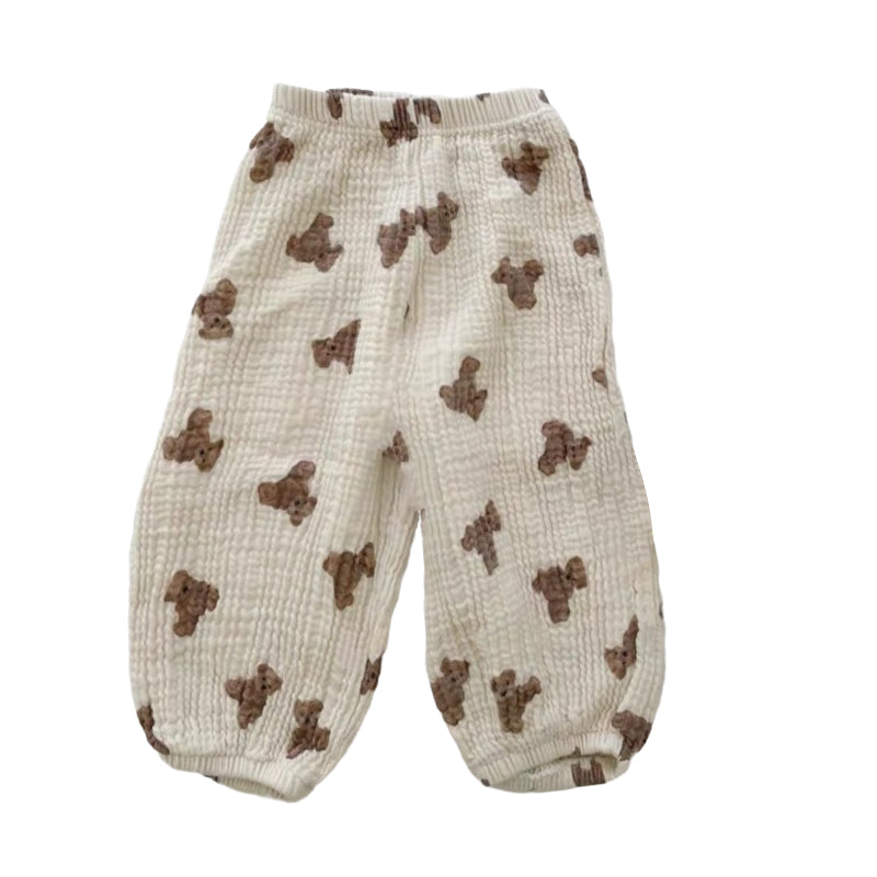 Baby Unisex Animals Cartoon Print Pants Wholesale 230114223