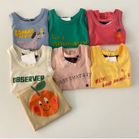 Load image into Gallery viewer, Baby Unisex Letters Animals Cartoon Print Tank Tops Wholesale 230114224
