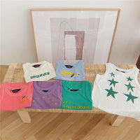 Load image into Gallery viewer, Baby Unisex Letters Animals Cartoon Print Tank Tops Wholesale 230114224
