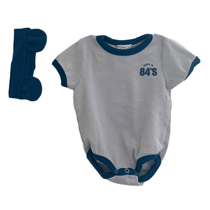 Baby Unisex Letters Rompers And Headwear Wholesale 230114225