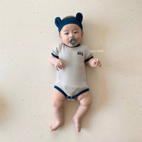 Load image into Gallery viewer, Baby Unisex Letters Rompers And Headwear Wholesale 230114225
