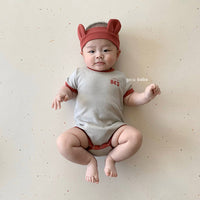 Load image into Gallery viewer, Baby Unisex Letters Rompers And Headwear Wholesale 230114225
