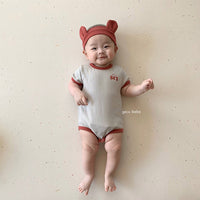 Load image into Gallery viewer, Baby Unisex Letters Rompers And Headwear Wholesale 230114225
