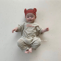 Load image into Gallery viewer, Baby Unisex Letters Jumpsuits Sleepwears And Headwear Wholesale 230114226
