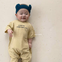 Load image into Gallery viewer, Baby Unisex Letters Jumpsuits Sleepwears And Headwear Wholesale 230114226
