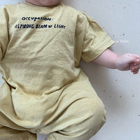 Load image into Gallery viewer, Baby Unisex Letters Jumpsuits Sleepwears And Headwear Wholesale 230114226
