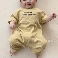 Load image into Gallery viewer, Baby Unisex Letters Jumpsuits Sleepwears And Headwear Wholesale 230114226
