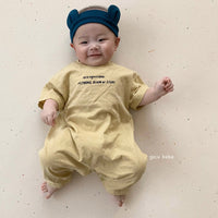 Load image into Gallery viewer, Baby Unisex Letters Jumpsuits Sleepwears And Headwear Wholesale 230114226
