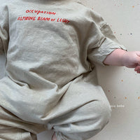 Load image into Gallery viewer, Baby Unisex Letters Jumpsuits Sleepwears And Headwear Wholesale 230114226
