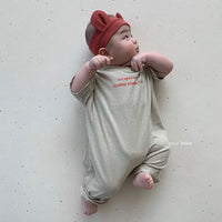Load image into Gallery viewer, Baby Unisex Letters Jumpsuits Sleepwears And Headwear Wholesale 230114226
