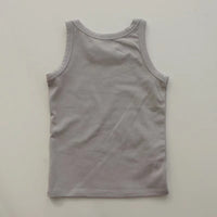 Load image into Gallery viewer, 2 Pieces Set Baby Kid Unisex Solid Color Tank Tops And Shorts Wholesale 230114237
