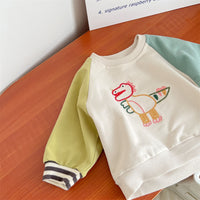 Load image into Gallery viewer, Baby Unisex Dinosaur Embroidered Hoodies Sweatshirts Wholesale 230114244
