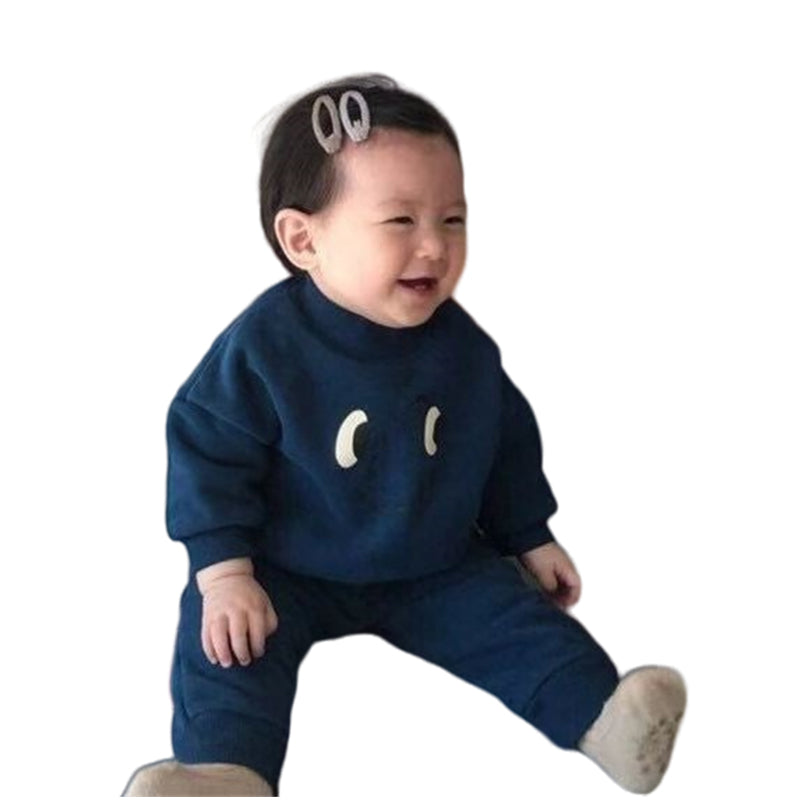 2 Pieces Set Baby Unisex Cartoon Print Hoodies Sweatshirts And Letters Pants Wholesale 230114257