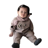 Load image into Gallery viewer, 2 Pieces Set Baby Unisex Cartoon Print Hoodies Sweatshirts And Letters Pants Wholesale 230114257
