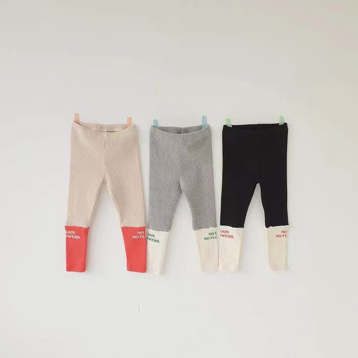 Baby Unisex Letters Color-blocking Pants Leggings Wholesale 230114262