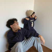 Load image into Gallery viewer, 2 Pieces Set Baby Unisex Letters Cartoon Print Hoodies Swearshirts And Pants Wholesale 230114264
