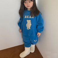 Load image into Gallery viewer, 2 Pieces Set Baby Unisex Letters Cartoon Print Hoodies Swearshirts And Pants Wholesale 230114264

