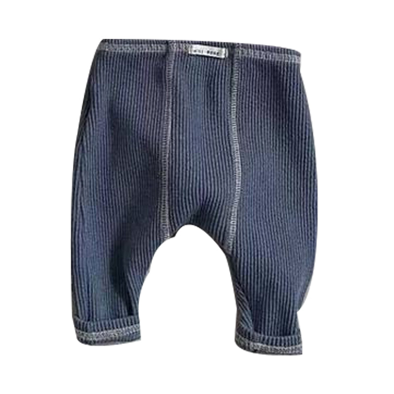Baby Unisex Color-blocking Ribbon Pants Wholesale 230114265