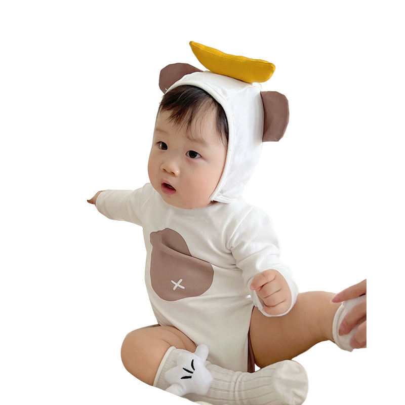 Baby Unisex Cartoon Print Rompers Wholesale 230114280