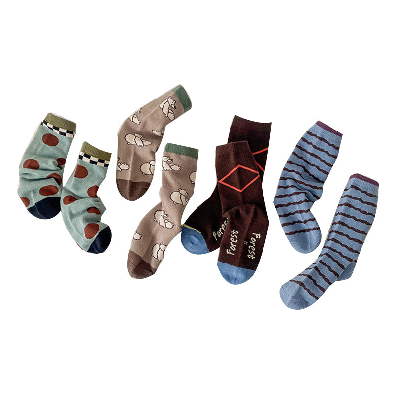 Unisex Striped Cartoon Accessories Socks Wholesale 230114293