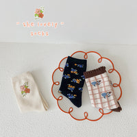 Load image into Gallery viewer, Girls Flower Checked Accessories Socks Wholesale 230114294
