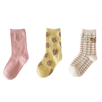 Load image into Gallery viewer, Girls Checked Cartoon Accessories Socks Wholesale 230114297
