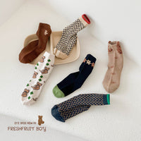 Load image into Gallery viewer, Unisex Checked Cartoon Accessories Socks Wholesale 230114299
