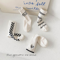 Load image into Gallery viewer, Unisex Striped Checked Accessories Socks Wholesale 230114302
