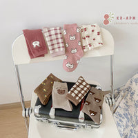 Load image into Gallery viewer, Girls Checked Cartoon Accessories Socks Wholesale 230114303
