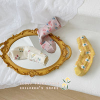 Load image into Gallery viewer, Girls Flower Checked Accessories Socks Wholesale 230114309
