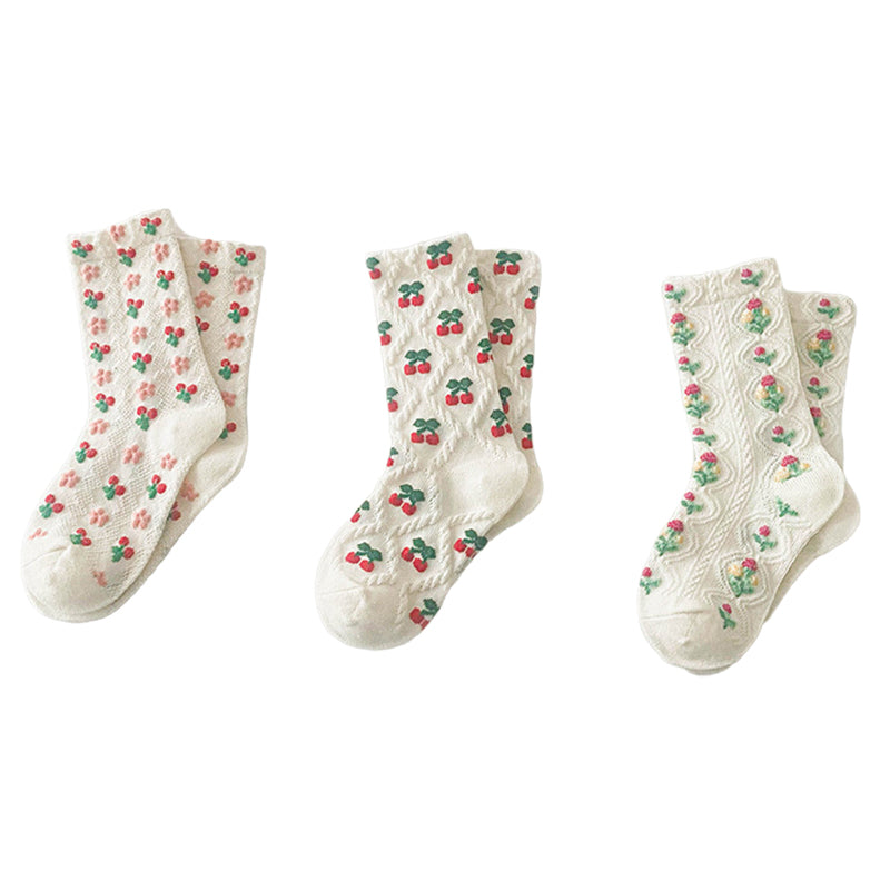 Girls Flower Fruit Accessories Socks Wholesale 230114316