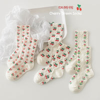 Load image into Gallery viewer, Girls Flower Fruit Accessories Socks Wholesale 230114316
