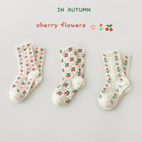 Load image into Gallery viewer, Girls Flower Fruit Accessories Socks Wholesale 230114316
