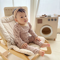 Load image into Gallery viewer, 2 Pieces Set Baby Girls Flower Print Tops Sleepwears And Pants Wholesale 230114319
