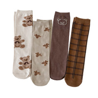 Load image into Gallery viewer, Unisex Checked Cartoon Print Accessories Socks Wholesale 230114322
