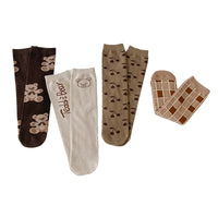 Load image into Gallery viewer, Unisex Checked Cartoon Print Accessories Socks Wholesale 230114322
