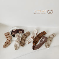 Load image into Gallery viewer, Unisex Checked Cartoon Print Accessories Socks Wholesale 230114322
