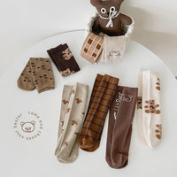 Load image into Gallery viewer, Unisex Checked Cartoon Print Accessories Socks Wholesale 230114322
